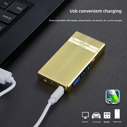 1pc of high-end smart dual-electric arc Type-C charging lighter