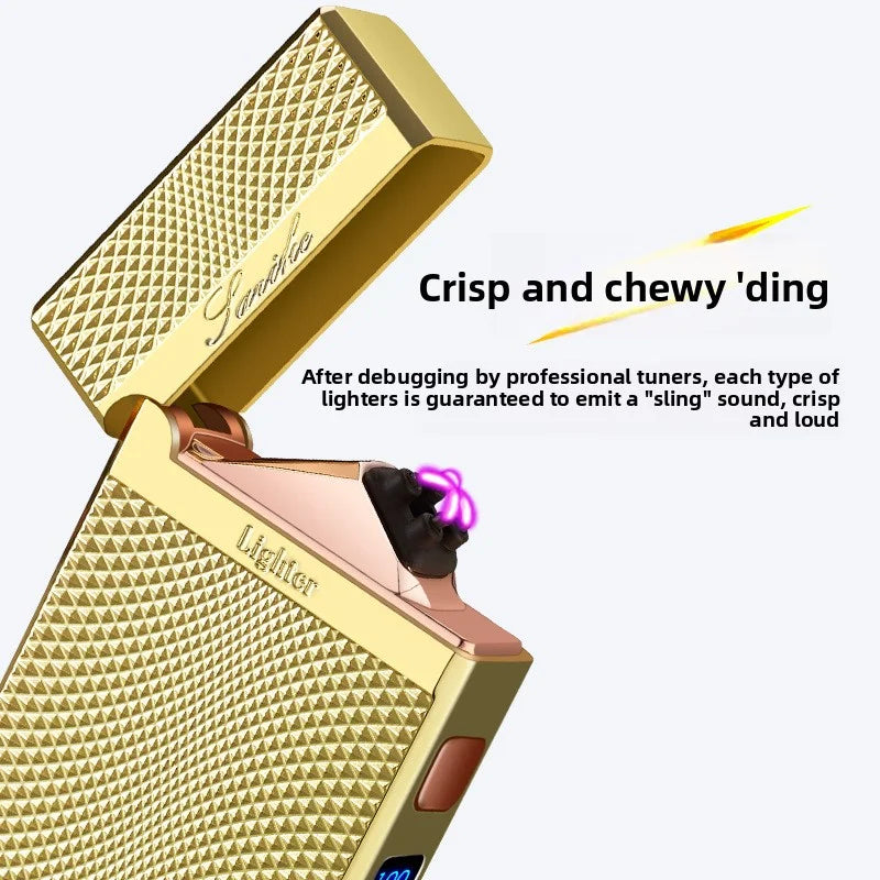 1pc of high-end smart dual-electric arc Type-C charging lighter