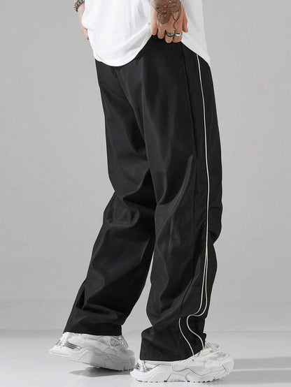 Men's Striped Three - Color Casual Pants