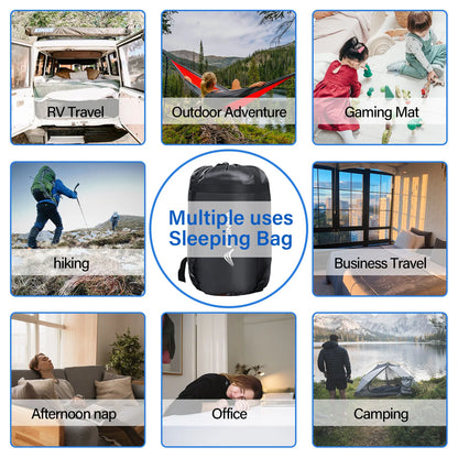 4 Season Camping Sleeping Bag With Pillow