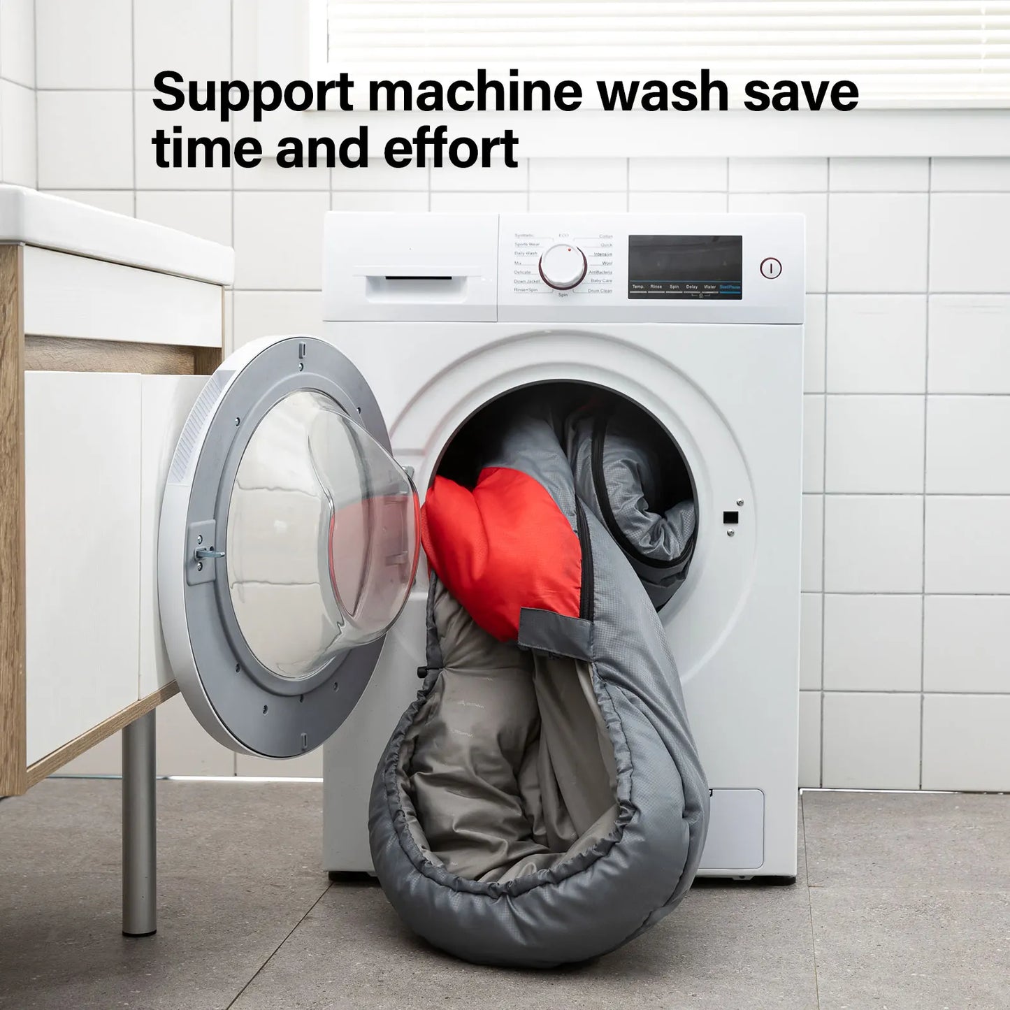 4 Season Camping Sleeping Bag With Pillow