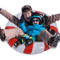 Inflatable Snow Sled Cold-Resistant Sledding Tube With Handles Snow Toy Portable Sled Outdoor Sports Toys For Kids And Adults