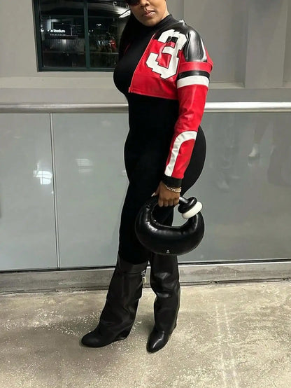 Women's Faux Leather Jacket