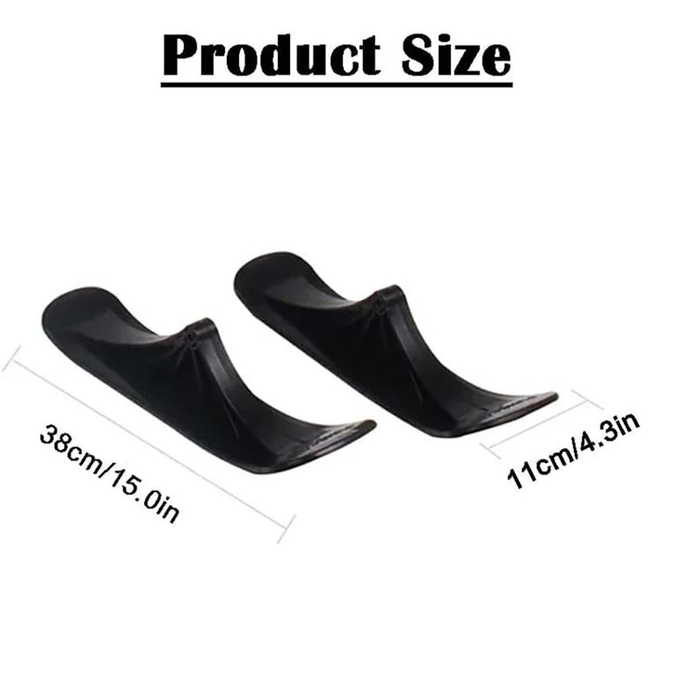 1/Pair Scooter Sled Ski Sleigh Sled Ski Board Snow Sledge Board Sets Snow Ski Scooter For Children Outdoor Skiing Accessories
