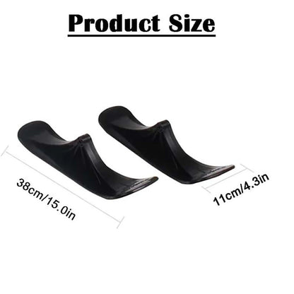 1/Pair Scooter Sled Ski Sleigh Sled Ski Board Snow Sledge Board Sets Snow Ski Scooter For Children Outdoor Skiing Accessories