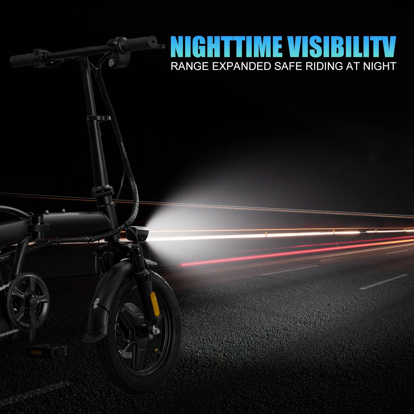 Cheap Bicimoto Electrica with Basket 48V400W Folding Ebike 14inch Road Tire Carbon Steel Lightweight  Foldable Adult Brushless