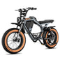 Luckeep M5 MAX Electric Bike for Adults,2000W Peak Motor,37.5MPH, 52V 20AHBattery Ebike,80 Miles 20" Fat Tire Electric Dirtbike