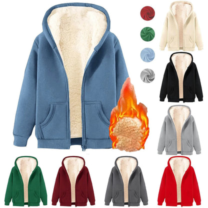 Winter Jacket Women'S Warm Fleece Jacket